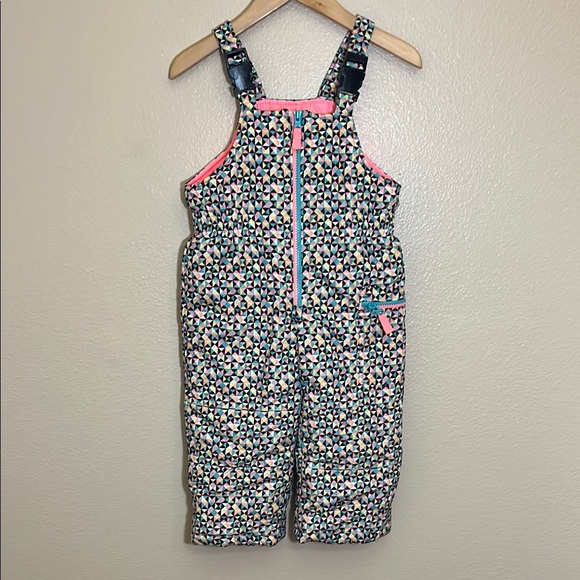 Carter's Other - Carter’s Multicolor Patterned Winter Snow Bib Overalls